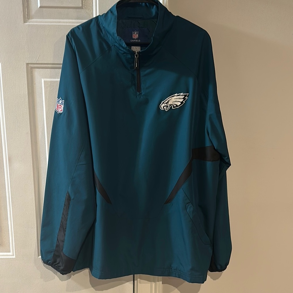 Reebok Blue and Black Windbreaker Jacket